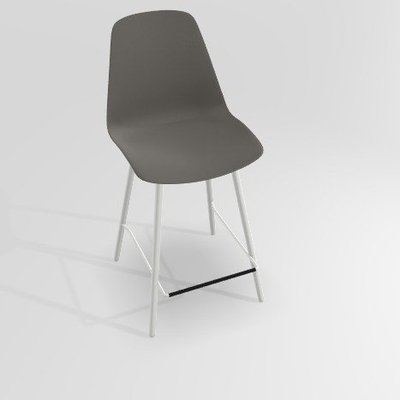 CHAISES ET TABOURETS - Pour tables hauteur 90 cm - PETALE Chaise haute L.46xP.51.5xH.101.5cm-hauteur assise 65.5cm