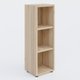 Bibliothèque profondeur 35 cm largeur 40 cm et hauteur 118 cm.