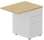 K1- Retour direct 120x60 sur caisson métal HB 3 tiroirs -