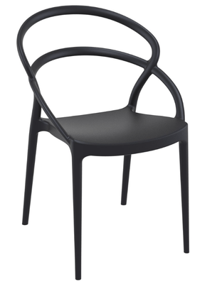 POLYPROPYLENE - CHAISES  - Chaise Rondo noir