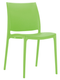 Chaise NEW-YORK - polypropylène renforcé de fibre de verre. Finition:vert tropical (PVP)
