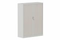 Armoire à rideaux H160xL120cm 3 tablettes