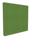 SQUARE panneau acoustique L.40xP.40cm ép. 40mm. tissu BERTA coloris vert