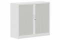 Armoire à rideaux H105xL120cm 2 tablettes