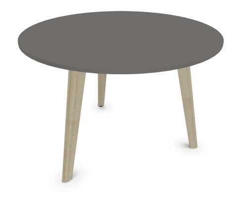 TABLES BASSES - Pieds bois - MELODY table basse ronde diamètre 70cm, hauteur 48cm