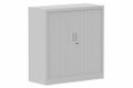 Armoire à rideaux H105xL100cm 2 tablettes