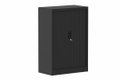 Armoire à rideaux H118xL080cm 2 tablettes