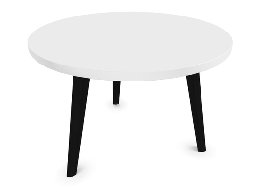 TABLES BASSES - Pieds bois - MELODY table basse ronde diamètre 70cm, hauteur 48cm
