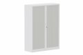Armoire à rideaux H160xL120cm 3 tablettes
