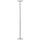 LINE Lampadaire LED à éclairage indirect, vasque orientable, variateur sur le cordon, coloris chrome