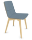 MELODY chaise 4 pieds bois frêne naturel 