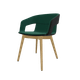 MELODY fauteuil 4 pieds bois frêne naturel