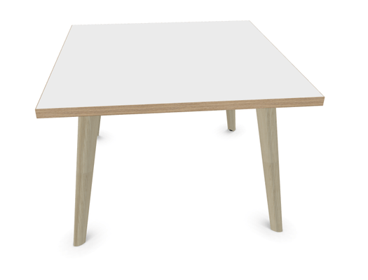 TABLES BASSES - Pieds bois - MELODY table basse carrée 70x70cm, hauteur 48cm