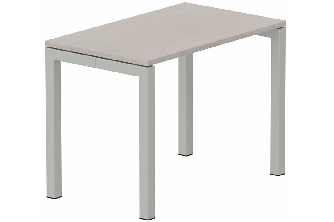 Module composable pied arche L.120xP.60cm, départ, plateau acacia, structure aluminium