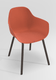 COCOON 4P Chaise 4 pieds. L.56xP.59xH.82cm-hauteur assise 46cm.