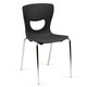 Chaise SMIL-P coque polypropylène pièt. chromé - T6 - nr P15