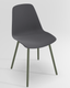 PETALE Chaise L.44xP.53.5xH.80.5cm-hauteur assise 47cm