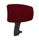EOLE-Têtière tissu réglable en hauteur-coloris rouge chiné