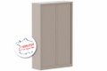 Armoire à rideaux H198xL120cm 4 tablettes