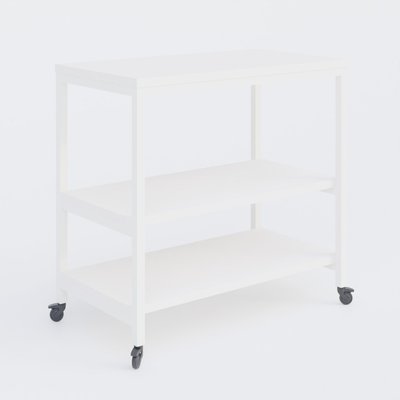 [Pas de famille] - [Pas de sous famille] - desserte sur patins hauteur 72 cm largeur 80cm profondeur 42cm sur roulettes.