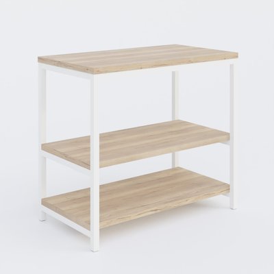 [Pas de famille] - [Pas de sous famille] - Desserte sur patin hauteur 72 cm largeur 80cm profondeur 42cm.