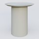 Table Basse Fashion Styl piètement colonne métalique D-26 cm. Plateau Gris (RAL 7038) et pietement Gris (RAL 7038).