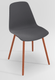 PETALE Chaise L.44xP.53.5xH.80.5cm-hauteur assise 47cm