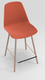 PETALE Chaise haute L.46xP.51.5xH.101.5cm-hauteur assise 65.5cm