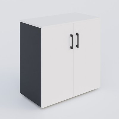 [Pas de famille] - [Pas de sous famille] - Armoire avec portes tablettes mélaminé 80x42x72 cm