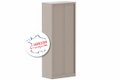 Armoire à rideaux H198xL80cm 4 tablettes