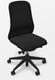 Fauteuil de travail mistral MESH NOIR Cadre Noir assiseTissu Non feu M1 "vendu sans accotoirs"