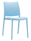 Chaise NEW-YORK - polypropylène renforcé de fibre de verre. .Finition :bleu (PBC)