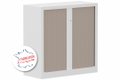 Armoire à rideaux H100xL100cm 2 tablettes