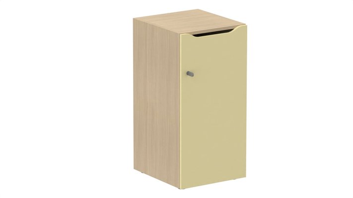 CASIERS - 1 case - Meuble à cases H.92xL.45xP.50cm - 1 case H86cm. porte avec découpe en partie haute. serrure à clé