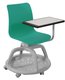 Siège LEAN coque et pièt. polypropylène - T6 - Vert P43