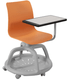 Siège LEAN coque et pièt. polypropylène - T6 - Orange P08