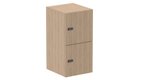 Meuble à cases H.92xL.45xP.50cm - 2 cases H43cm. portes pleine. serrure à code