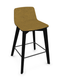 MELODY chaise haute. assise H.64cm. piétement frêne teinté noir