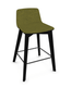 MELODY chaise haute. assise H.64cm. piétement frêne teinté noir
