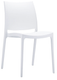 Chaise NEW-YORK - polypropylène renforcé de fibre de verre. Finition:Blanc (PBL)