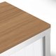 Top armoire à rideaux L80xP43cm noyer