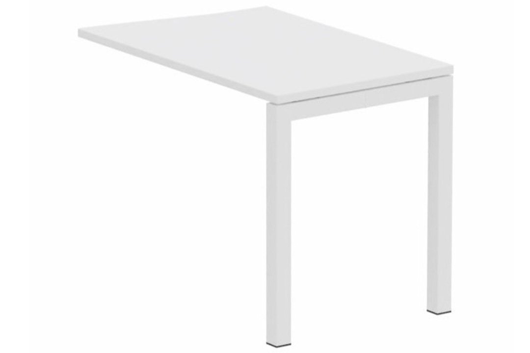 Retour vague à droite 90x60cm sur pied blanc/blanc - sur délai