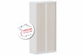 Armoire à rideaux H198xL100cm 4 tablettes