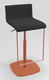 COCKTAIL Tabouret -Finitions : MOSAIC BLACK (M301) / PIETEMENT EPOXY : structure coloris ROSE MAT (EP30)