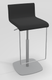 COCKTAIL Tabouret -Finitions : MOSAIC BLACK (M301) / PIETEMENT EPOXY : structure coloris ALUMINIUM (EP12)
