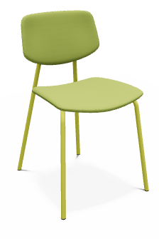 CHAISES ET TABOURETS - Pour tables standards, ht 75 cm, piétement 4 pieds - OLYMPE Chaise L.49xP.53xH.78cm-hauteur assise 46cm
