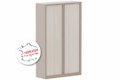 Armoire à rideaux H198xL120cm 4 tablettes