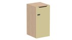 Meuble à cases H.92xL.45xP.50cm - 1 case H86cm. porte avec découpe en partie haute. serrure à code