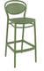 FLORENCE chaise élegante et confortable Haut.75cm  en polypropylène injectée renforcé de fibre de verre- Finition vert olive