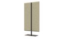 TREND Totem H.140cm base coloris noir et tissu beige